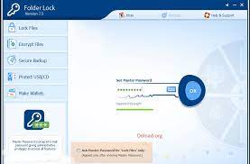 Folder lock activation